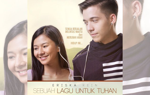 Steven William Peluk Mesra Eriska Rein Di Poster Sebuah Lagu Untuk Tuhan