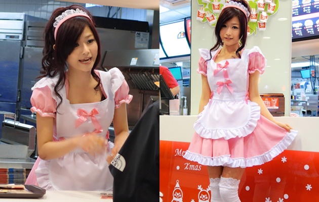 Cantiknya Gadis Pegawai McDonald's Bikin Netter Tergila-Gila