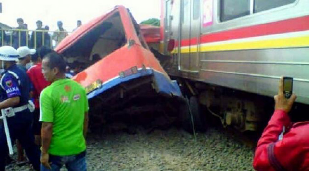Kecelakaan Metromini-KRL di Tubagus Angke Jadi Perhatian Media Internasional