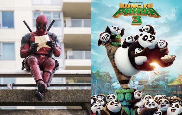 'Deadpool' Berhasil Geser 'Kung Fu Panda 3' dari Puncak Box Office