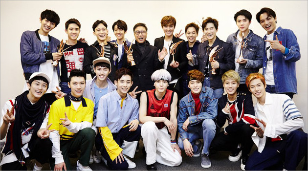 EXO Menang Besar, SM Borong Trofi di Top Chinese Music Awards