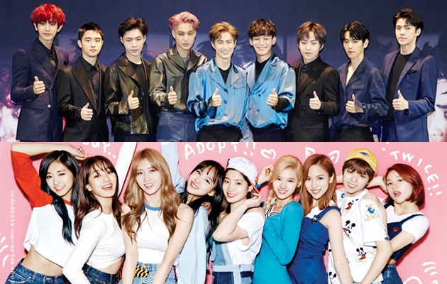 Exo Twice Cs Sama Sama Populer Siapa Yang Pantas Disebut Jadi Raja Iklan