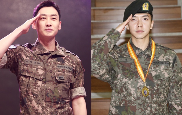 Ketemuan Saat Wamil, Lee Seung Gi Senyum Bahagia Foto Bareng Eunhyuk cs