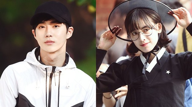 Mesranya Suho EXO Kecup Kening Ji Woo di Poster 'Stars in Mesranya Suho EXO Kecup Kening Ji Woo di Poster 'Stars in