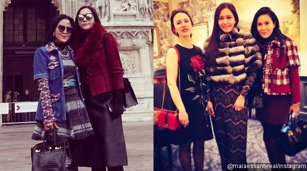 Pamer Mantel Bulu Cantik di Milan, Maia dan Netter Usil 'Ribut' di Sosmed