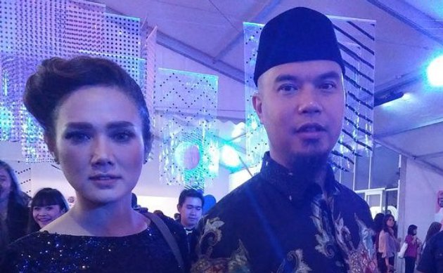Mulan Jameela dan Ahmad Dhani.