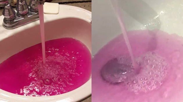 Warga Kanada Heboh Air Keran Di Kota Berubah Jadi Warna Pink