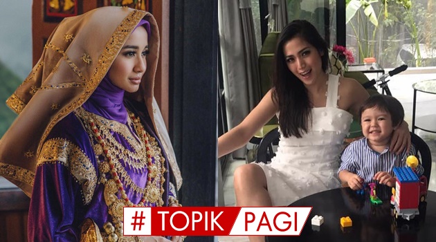 Topik Pagi: Dandanan Nikah Laudya C. Bella Mirip Ratu Jodha, Alasan Anak Jedar Vegetarian