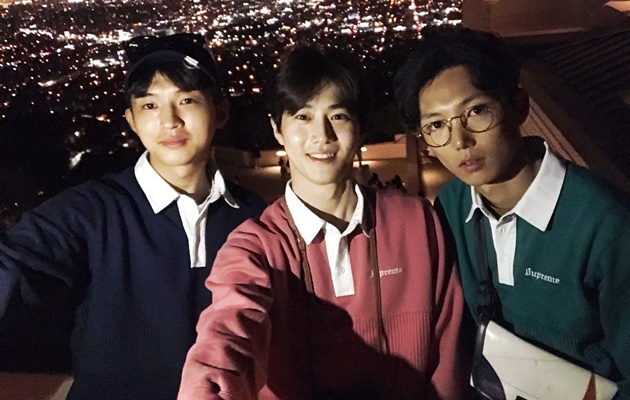 Suho EXO Liburan ke Los Angeles Bareng Kim Heechan Cs