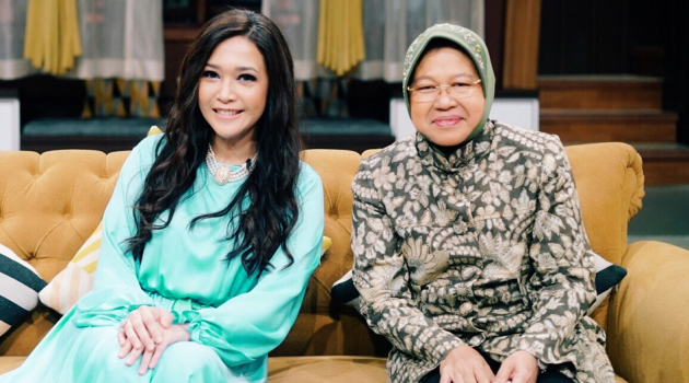 Unggah Foto Bareng Bu Risma, Maia Estianty Ramai Diminta 