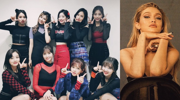 Keren, Kostum Panggung 'Likey' Twice di 'Inkigayo' Ternyata Disukai Gigi Hadid