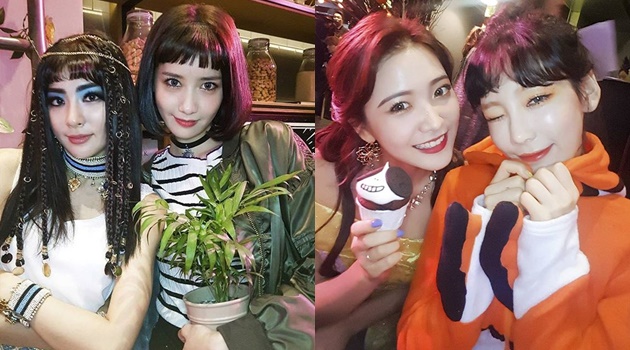 SNSD-Red Velvet Dandan Cantik Hingga Seram di SM Halloween Party