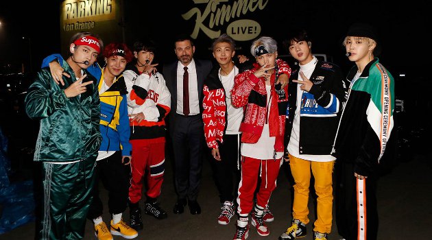 Hebohkan 'Jimmy Kimmel Live!', Aksi Keren BTS Bikin Bangga Netter