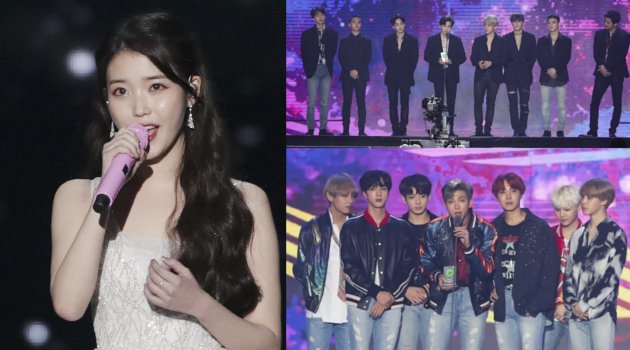 IU - BTS dan EXO Menang Daesang, In Daftar Pemenang MMA 2017