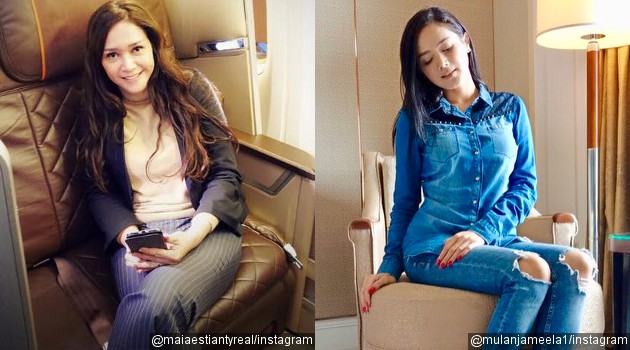 Maia Pamer Serunya Punya Geng Artis, Mulan Galau Sendiri di Jendela Kamar