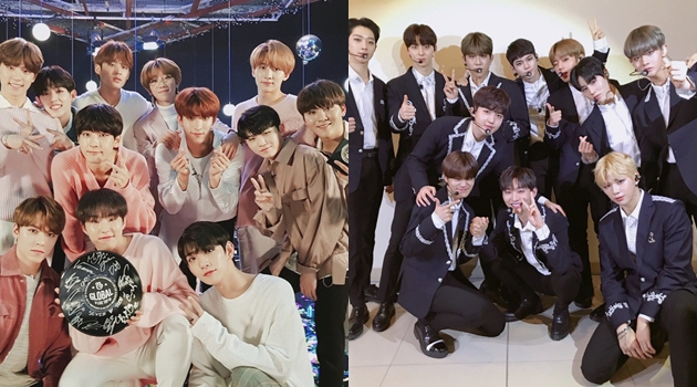 Intip Gantengnya Seventeen-Wanna One Cs di Red Carpet Gaon Awards 2018