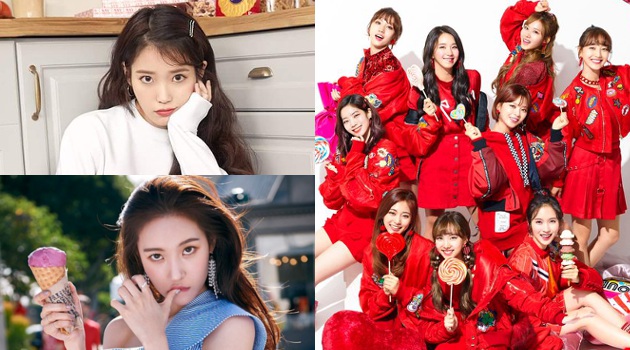 Simak Gaya Cantik IU-Sunmi Hingga Twice Cs di Red Carpet Gaon Awards
