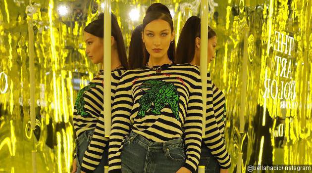 Tanpa Bra, Bella Hadid Kenakan Pakaian Transparan Saat 
