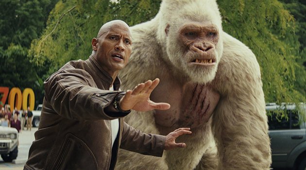 Pekan Pertama Rilis, 'Rampage' Singkirkan 'A Quiet Place' di Box Office