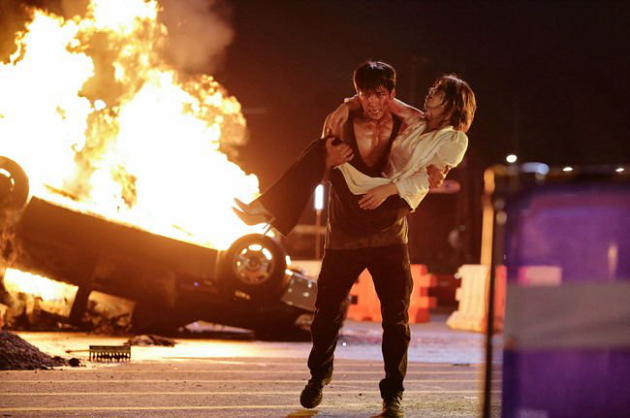 Ji Chang Wook dan Song Yoon Ah Syuting Ledakan di 'K2'