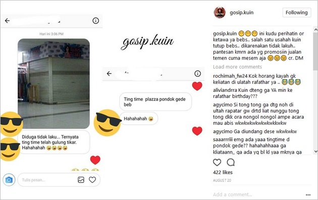 Produksi Minuman Adik Ayu Ting Ting Bangkrut?