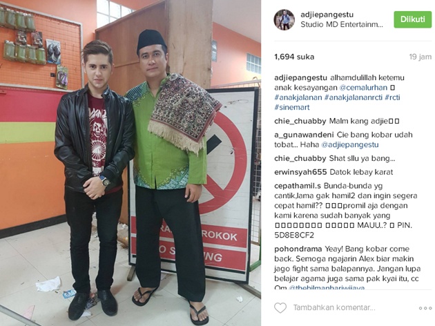 Adjie Pangestu Comeback di 'Anak Jalanan'