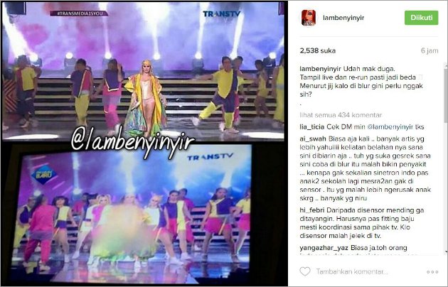 Agnes Mo Kena Blur di Re-run HUT Transmedia