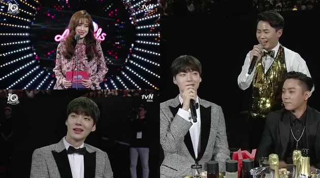 Ahn Jae Hyun-Goo Hye Sun tvN10 Awards