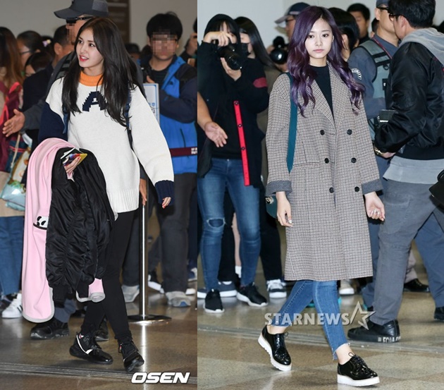 Gaya Fashion Tzuyu dan Somi