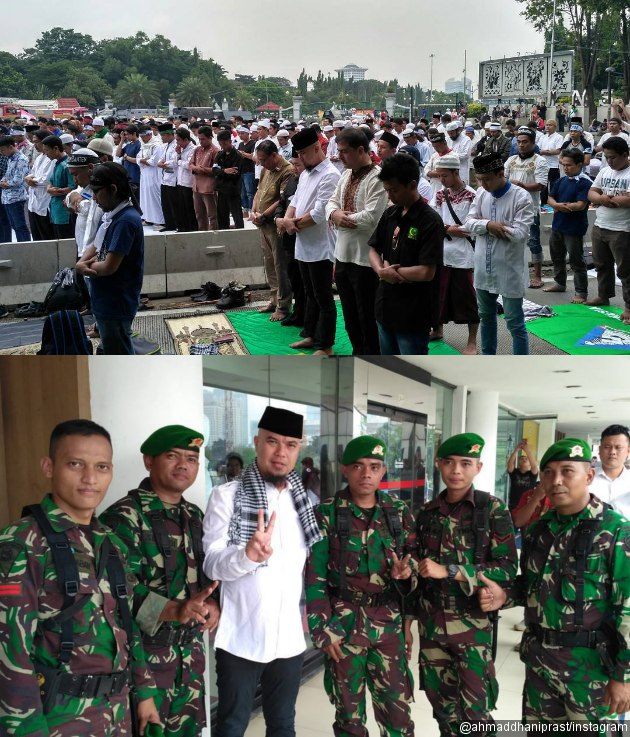 Pose Sholat Ahmad Dhani