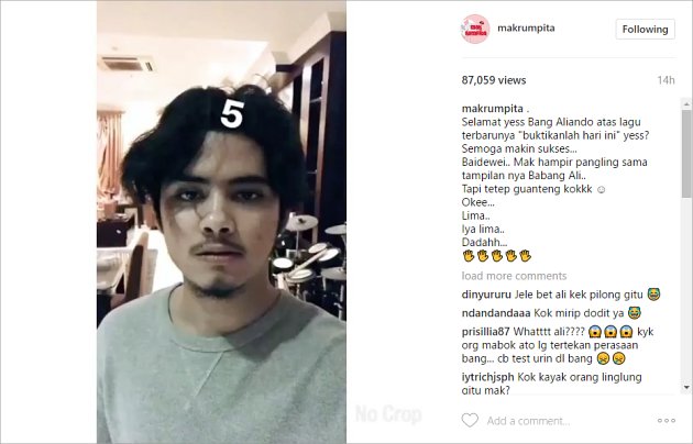 Penampilan Aliando seperti Orang Stres Netter Tes Urin Sana