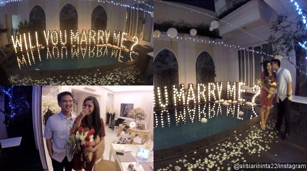Alisia Rininta dilamar kekasih