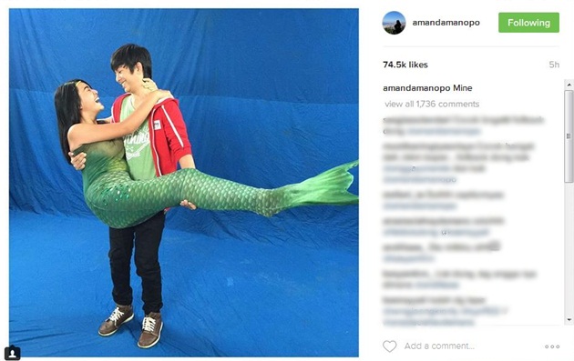 Bikin Baper, Amanda Manopo Pamer Digendong Mesra Angga ...