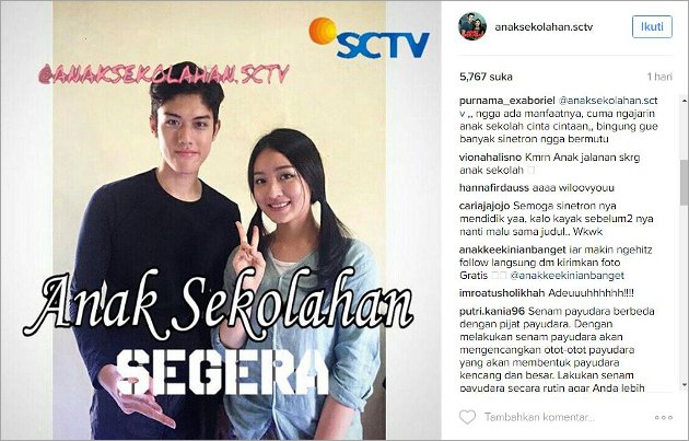 Harapan Netter untuk 'Anak Sekolahan'
