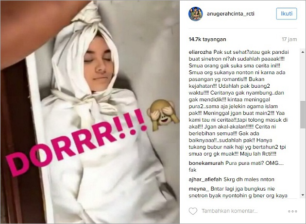 'Anugerah Cinta' Banjir Hujatan Netter