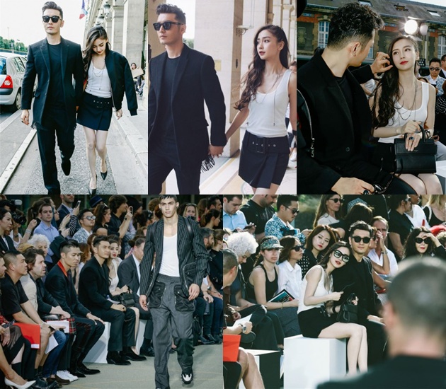 Makin Romantis, Angelababy dan Huang Xiaoming Kompak Hadiri Paris Fashion Week