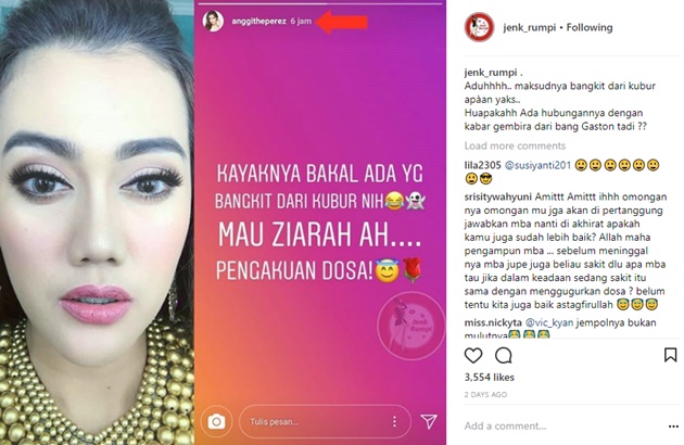 'Menghilang' dan Kini Muncul Lagi, Adik Julia Perez Sindir 