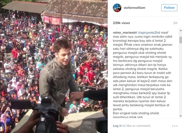 'Anak Jalanan' Dikecam Usai Jumpa Fans di Atas Masjid, Ini Kronologinya