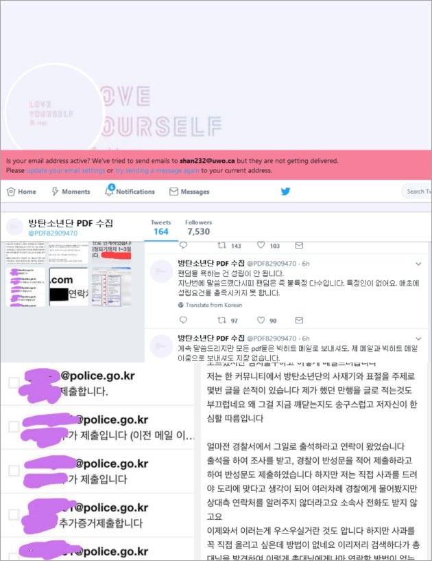 Surat dari anti fans BTS (dok. Istimewa)