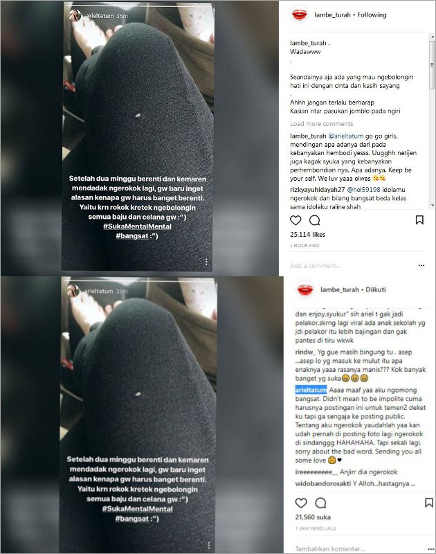 Ariel Tatum Merokok?