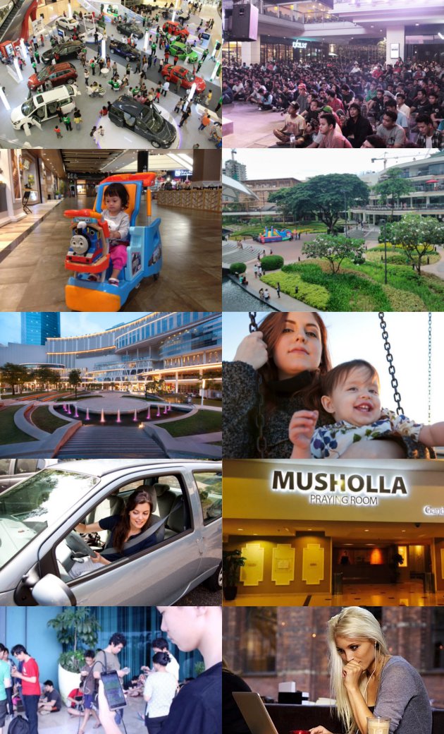 fasilitas di mall