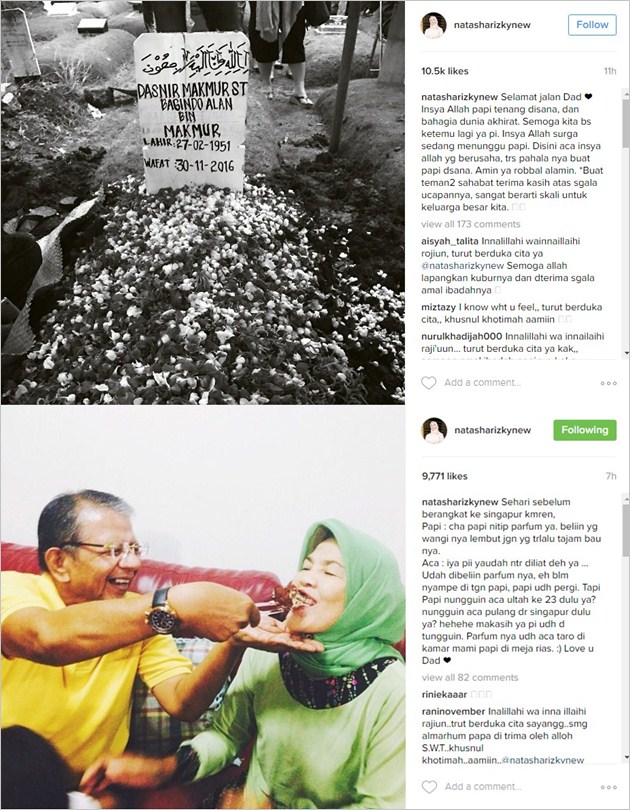 Sebelum Meninggal, Ayah Natasha Rizki Sempat Minta Dibeliin Parfum