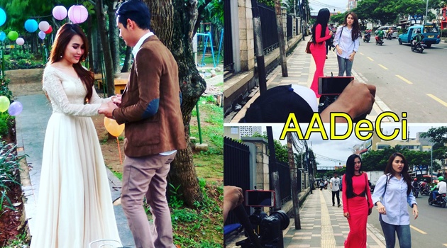Beredar Ayu Ting Ting Syuting 'AADeCi', Ini Sosok Cowok 