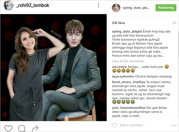 Ayu Ting Ting dan Lee Min Ho