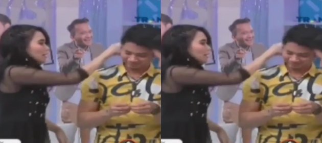 Ayu Ting Ting Toyor Kepala Rizki Ridho