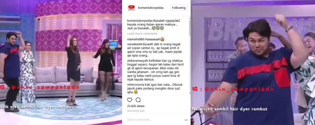 Ayu Ting Toyor Kepala Ivan Gunawan