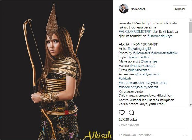 Pamer Tatapan Tajam Jadi Srikandi, Ayu Ting Ting Malah 