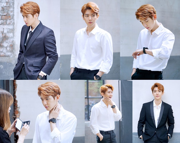 Pakai Kemeja Putih, Awas Meleleh Lihat Foto Baekhyun di Pemotretan