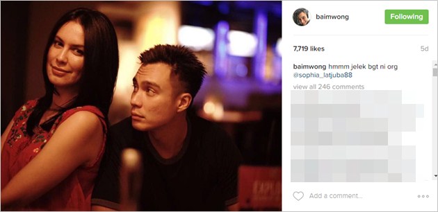 Baim Wong Sebut Sophia Latjuba Jelek