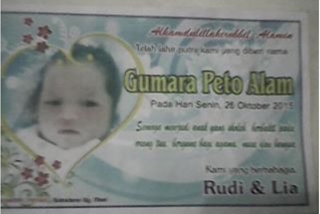 Bayi bernama Gumara '7MH'